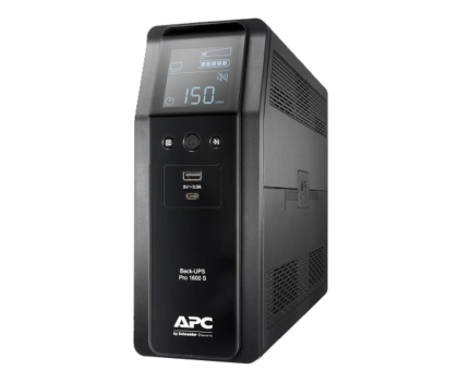 UPS (zasilacz awaryjny) APC BR1600SI UPS Back ProBR1600VA/960W 6xC13, AVR,LCD, Ładowarka USB A/C Czysta sinusoida przy pracy bateryjnej